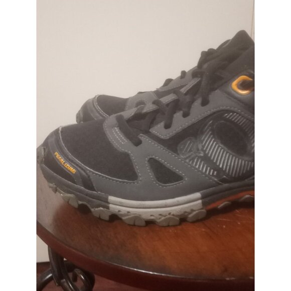 Pearl Izumi Men's X-Alp Seek V Black/Grey/Orange Bike Clip-In Shoes Size 44 (11) - Picture 8 of 16